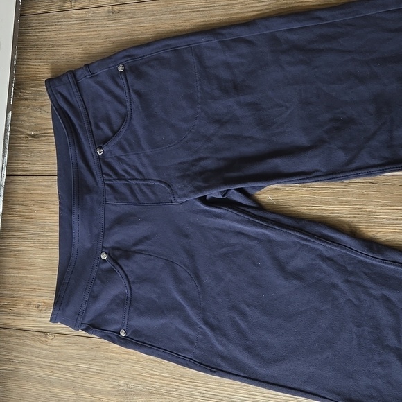 Athleta Navy Bootcut Yoga Pants - Picture 2 of 9